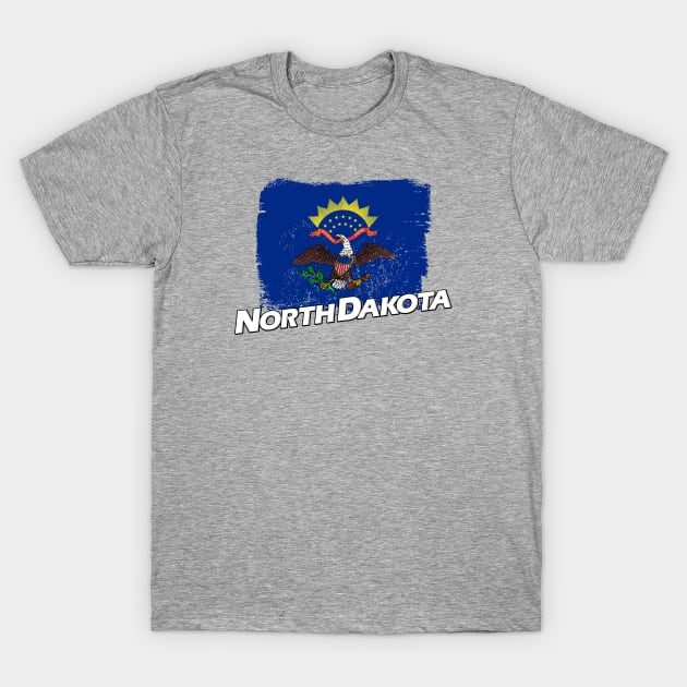 North Dakota flag T-Shirt by PVVD